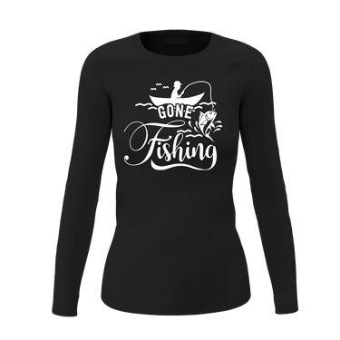 Gone Fishing Women Long Sleeve Shirt